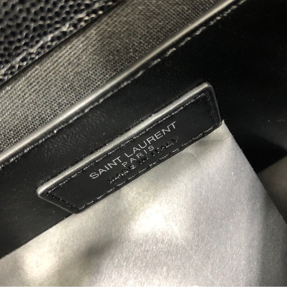 Saint Laurent Medium Envelope Monogram Matelassé Leather Shoulder Bag - Picture 7 of 9